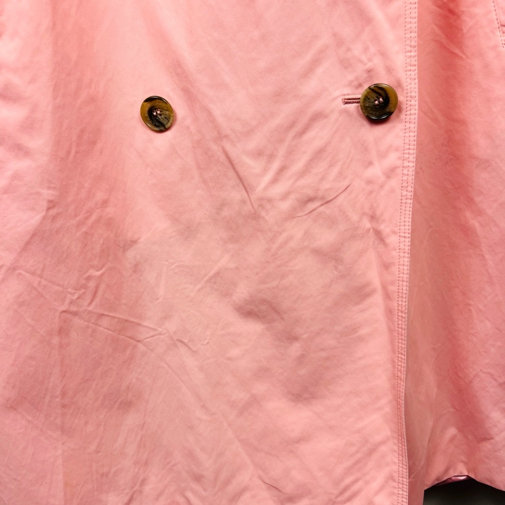 Anne Klein Bubblegum Belted Pink Trench Coat – Size 8 - Picture 12 of 15